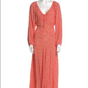 Dôen ORTENSIA DRESS -- ORANGE HILLSIDE BLOOM